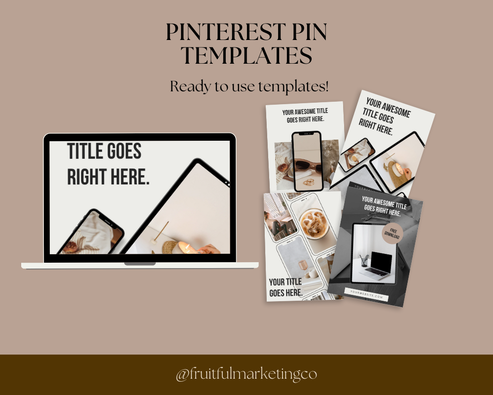 Templates Pack: Pinterest Pins