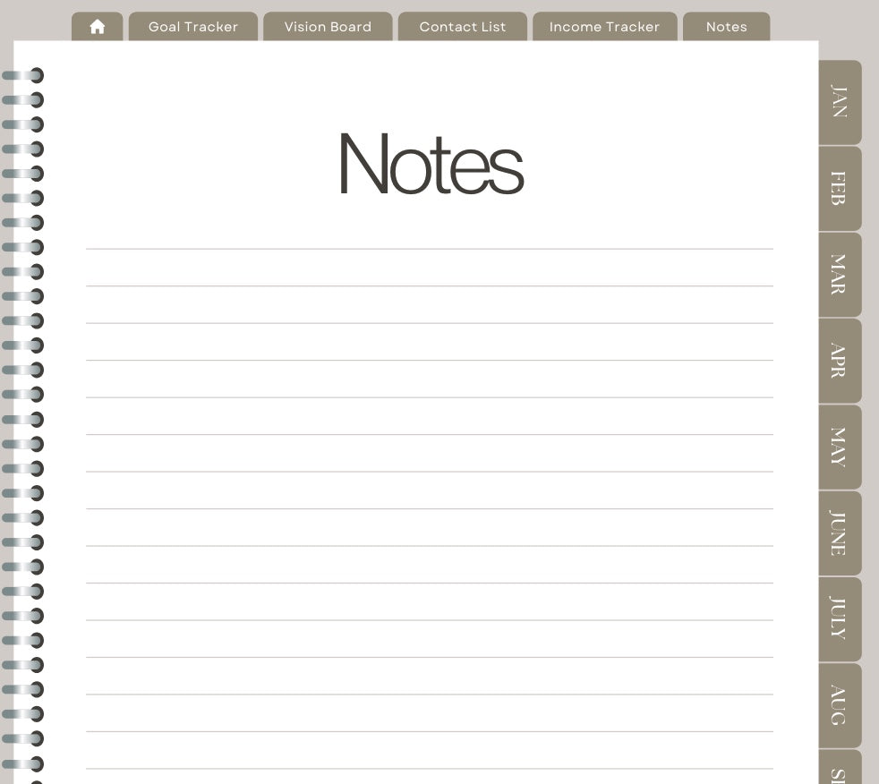 2026 Digital Planner